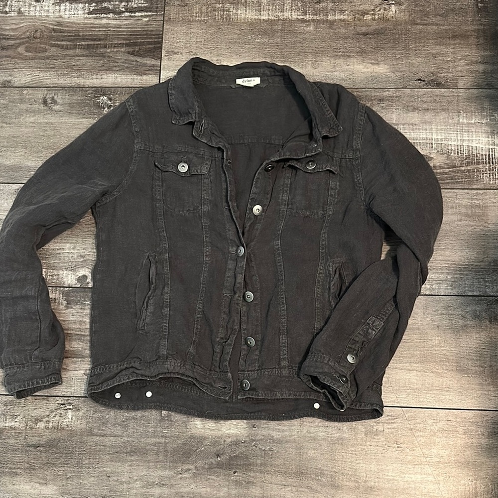 Dylan Linen Gray Jacket